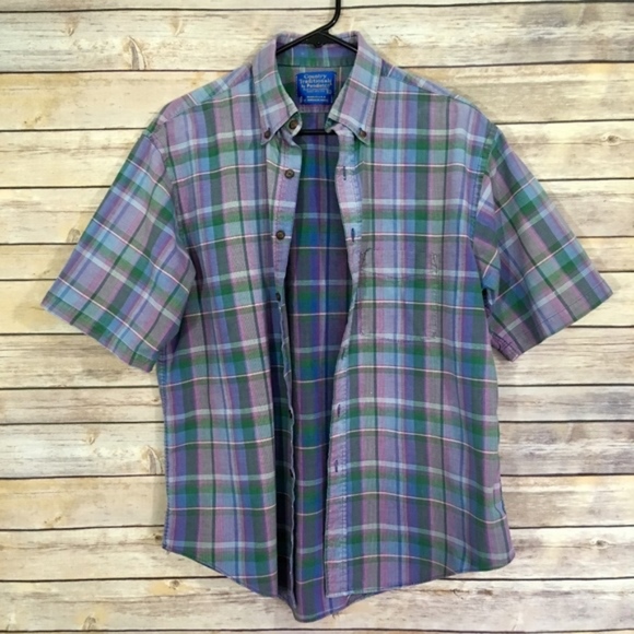 PENDLETON | Spring Plaid Button Down Size Large - Picture 3 of 5